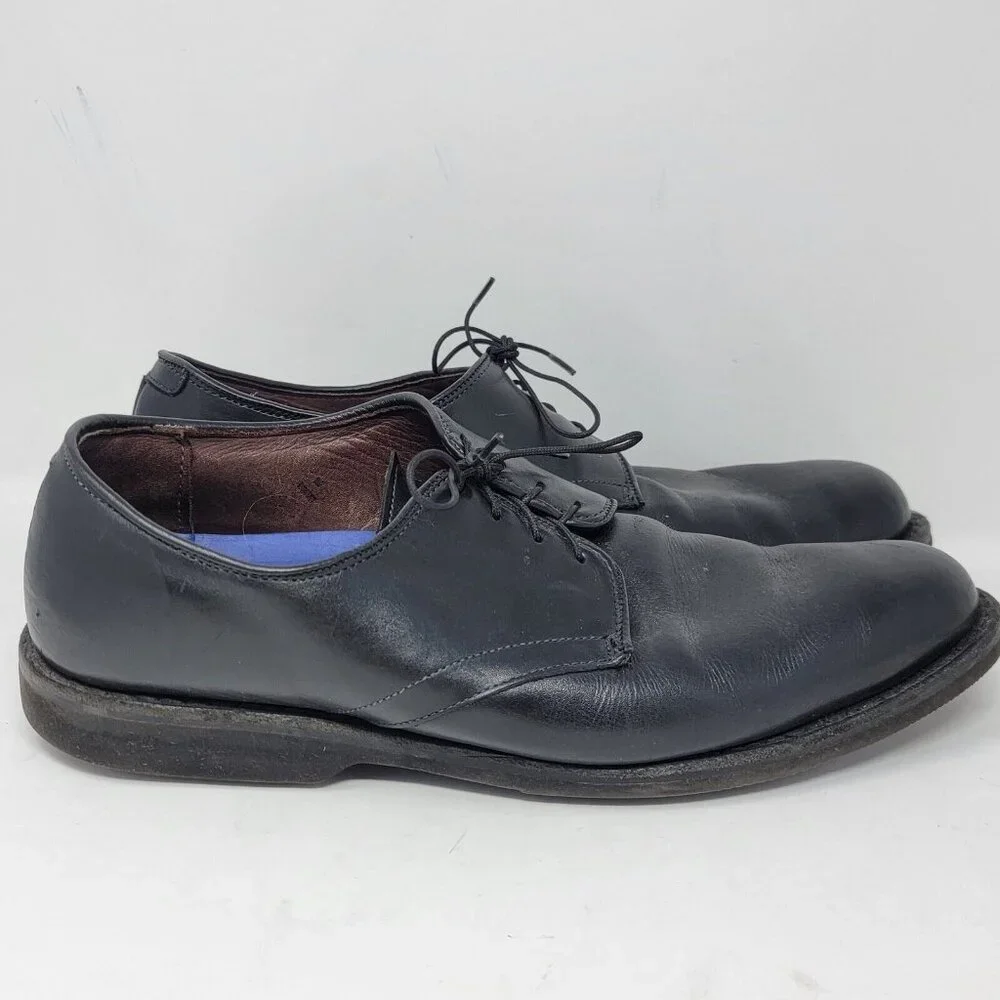 Allen Edmonds Road Warriors Black Leather Lace Up Shoes Men's Size‎ 11